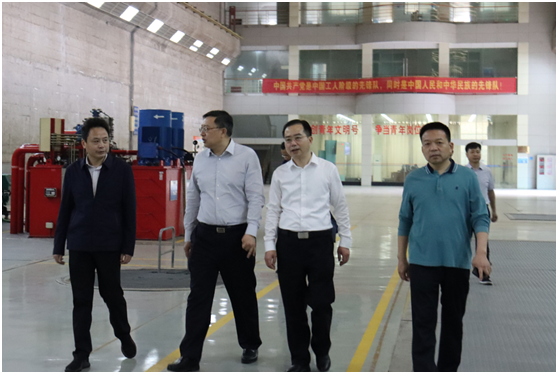 省国资委党委委员、副主任毛育新带队赴乐鱼平台_乐鱼（中国）一站式服务平台株洲航电分公司开展安全生产督查