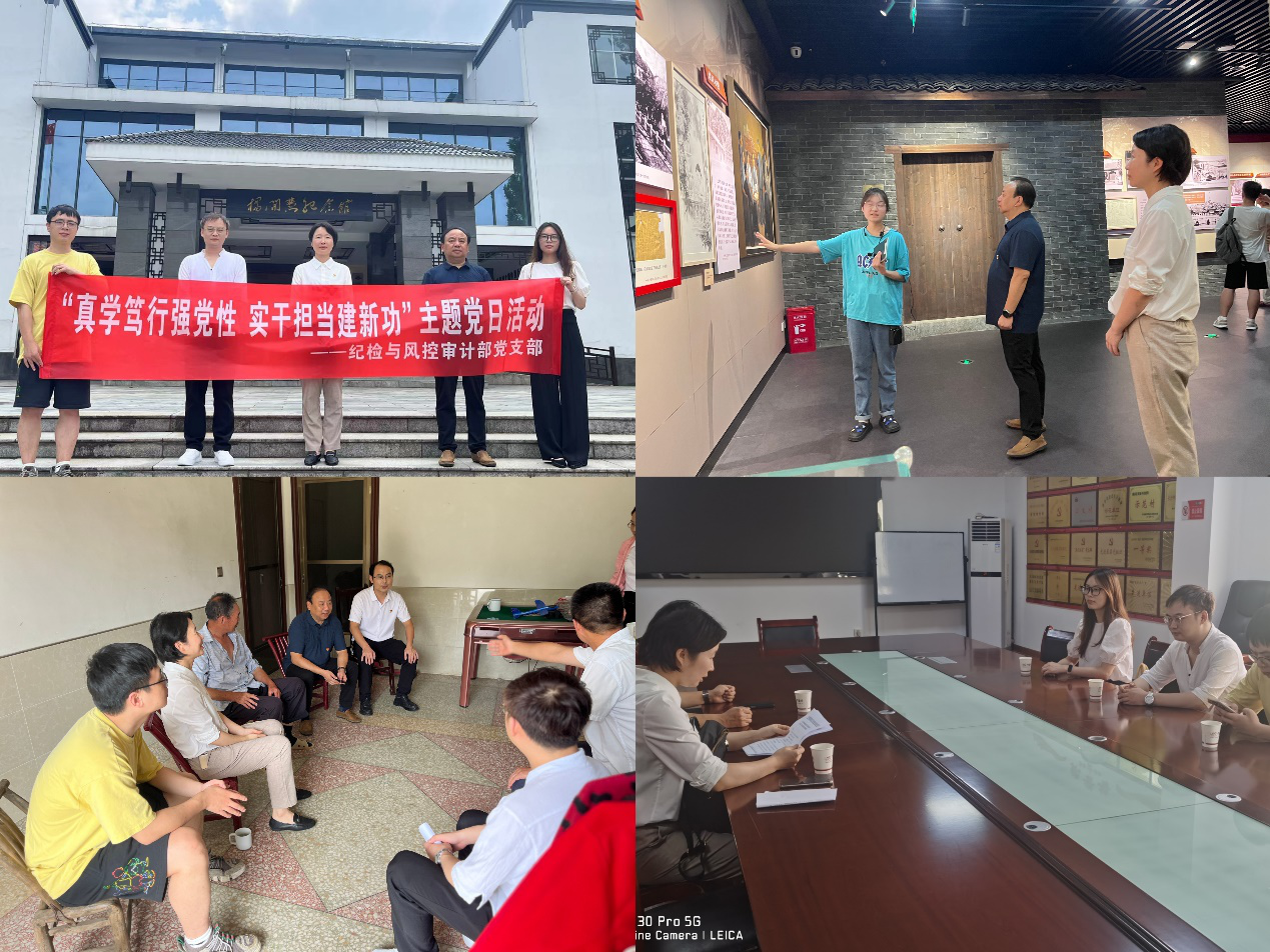 乐鱼平台_乐鱼（中国）一站式服务平台纪检与风控审计部党支部开展“真学笃行强党性 实干担当建新功”主题党日活动